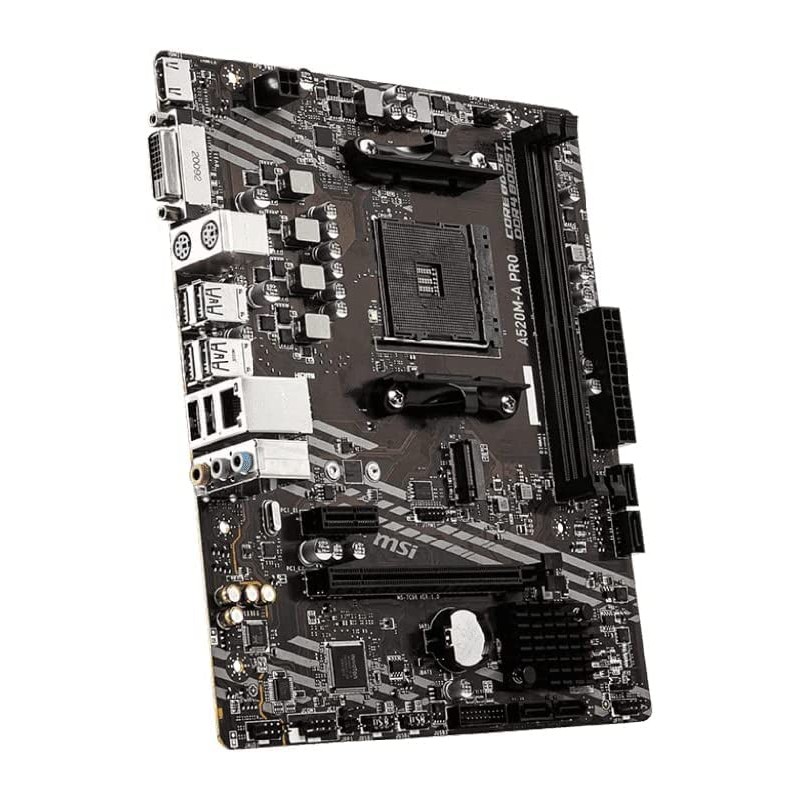 MSI Motherboard A520M-A PRO [Ryzen 5000 Series (AM4) Compatible] Micro