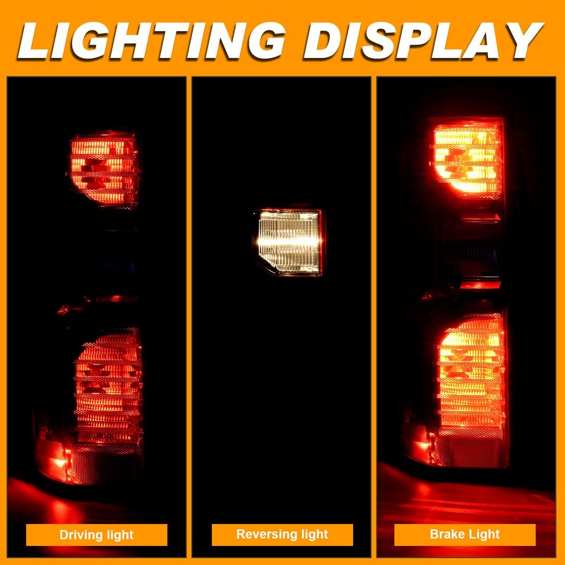 Nakuuly Tail Light Halogen Type Compatible With 2019 2020 2021