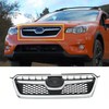 MUTUSAISI Front Bumper Upper Grille Chrome Grill Compatible with 2012-2016