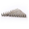 Nisorpa 100PCS Metal Studs Rivet Bullet Spike Cone Screw Punk