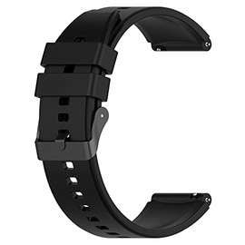 TenCloud Silicone Bands Compatible with TOZO S2 Replacement Strap for TOZO S2 Band (Black)