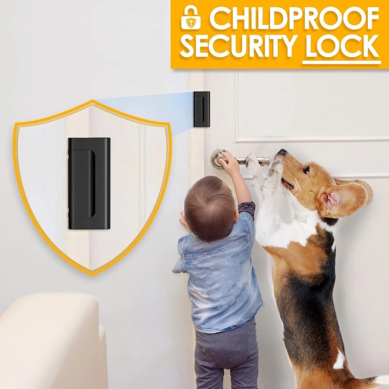 Yinore Inward Swing Door Lock Reinforcement Lock Door Locks Security