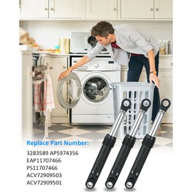 ACV72909503 ACV72909501 Washer Shock Absorber Fits for LG Kenmore Elite, Replace AP5974356 PS11707466, Washing Machine Damper Assembly