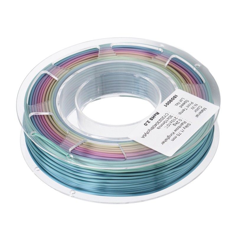 1.75mm 3D Printer PLA Filament Rainbow Gradient Color Printer Filament
