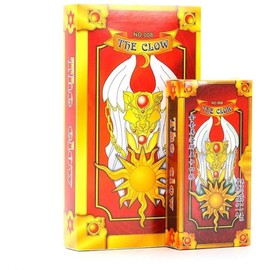 Sakura Animation Around Magic Card Girl Sakura Divination Tarokulo Card Hope Card Change (Red, Large)