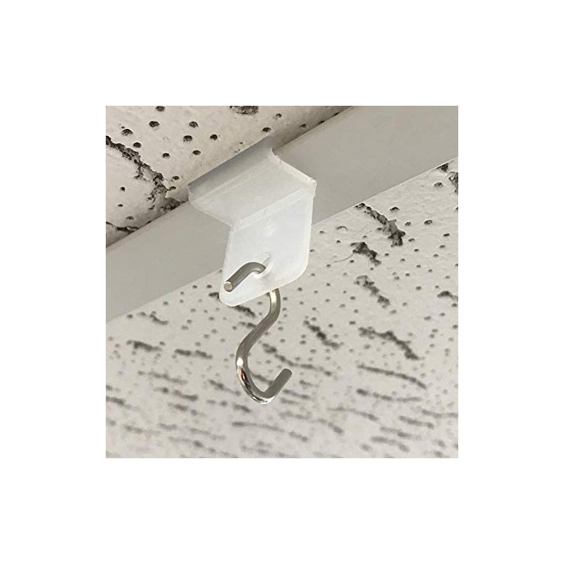 Pack of 100 S-Hooks Metal Hales S Shaped Diameter 2