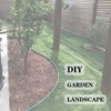 Asoleo Garden Landscape Stakes 25 Pcs,10 Inch Lawn Edging Plastic