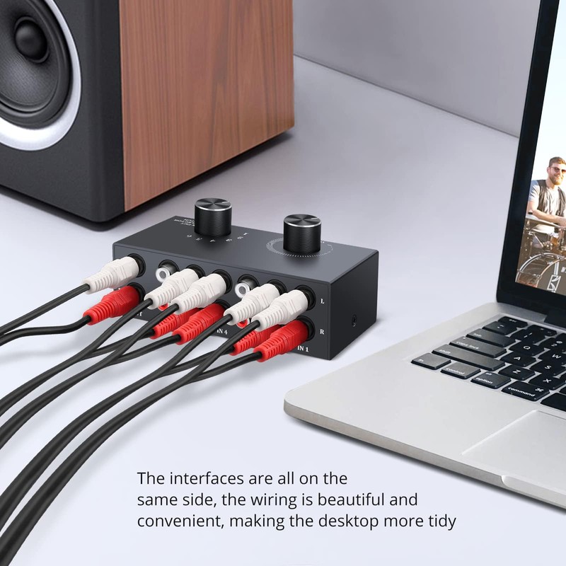 PROZOR PROZOR RCA Switch 6 x 1/1 x 6 Bi-Directional