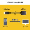 HAVG100-712BB 10m HDMI to VGA Converter Cable