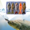 Swim Baits for Bass Fishing, Robotic Swimming Fishing Lure, 3.94inch