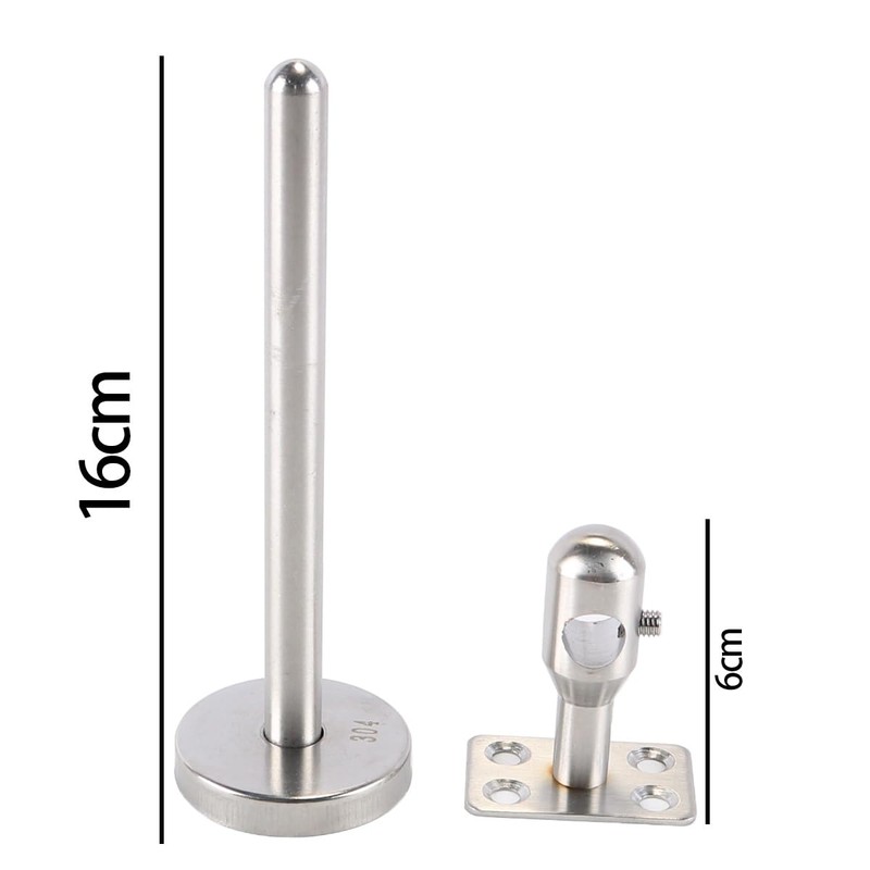 Nicear 2-Pack Adjustable Stainless Steel Handrail Brackets 304 SS Wall