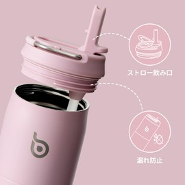 BOTTLE BOTTLE Water Bottle, 1 Liter, Vacuum Insulated, Hot and Cold Insulated, Stainless Steel Bottle, Straw Drinking, Stylish, With Handle, Leak Proof, Wide Mouth, 33.8 fl oz (1000 ml), Sports