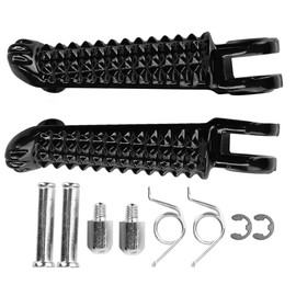 VOBOR Motorcycle Front Footrest, Motorcycle Foot Pegs, Motor Pedal Aluminum Front Foot Pegs for Yamaha YZF R1 1998-2014 R6 1999-2014 R6S 2003-2008