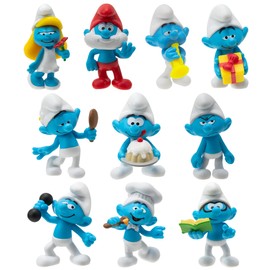 The Smurfs Figura de Pitufos, Paquete de 10