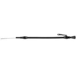 Lokar XED-5013 Black Stainless Steel Housing Oil Pan Dipstick with Black Fittings for Ford 302 Engine