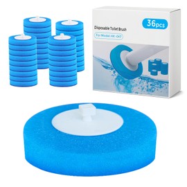 Electric Toilet Brush Scrubber 36PCS Disposable Heads for HK-047 Series