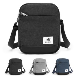 SKYSPER Messenger Bags for Men, Black