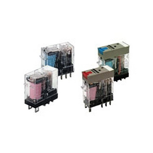 omron Mini Power Relay, Plug-in Terminal Type, Built-in Operation Indicator and Diode, 2 Poles, Coil Rated DC48 (G2R-2-SND DC48)