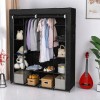 Unbranded Portable Closet Wardrobe Clothes Rack Storage Organizer Shelf Water-Proof