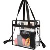 Triko Bolsa de Viaje Crossbody Transparente de PVC para Mujer
