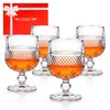 Paysky Cognac & Brandy Crystal Small Glasses Snifter, Set of