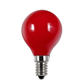 L147215002 1w LED Golf Ball Festoon Light, SES, E14, red
