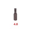Supertool Slotted Magnetic Screwdriver Bits 1/4" Hex Shank Slotted Screwdriver