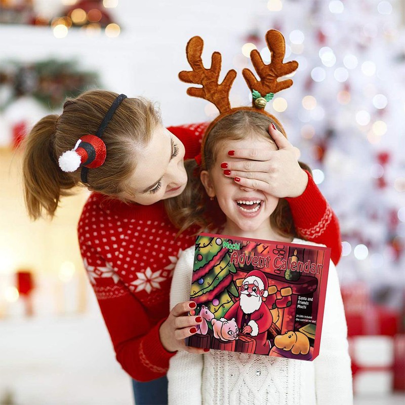 2021 Christmas 24 Days Countdown Calendar Blind Box Relieve Stress