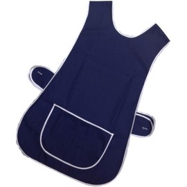 NGB_Direct Women's Apron Sizes, Blue / Navy Blue, Medium