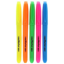 MIJOMA Set of 5 Highlighters in Assorted Bright Colours