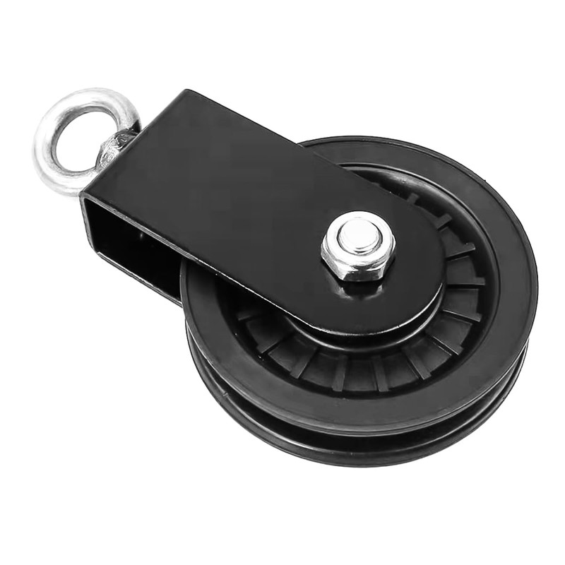 ANCLLO Single Swivel Pulley Block, Gym Pulley System with U