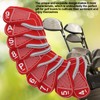 9pcs/set Golf Iron Head Covers Set Waterproof Golf Club Head