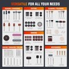 Katerk 420PCS Rotary Tool Accessories Kit Universal Drill Bit Tool