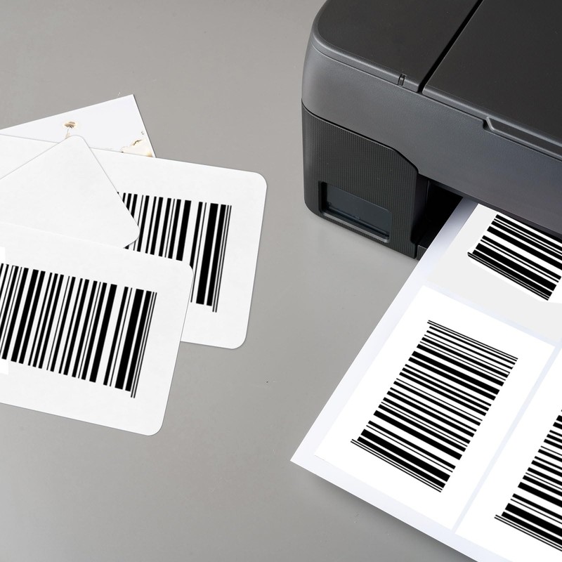 QUARKZMAN 15 Sheets Barcode Labels 0.5 x 0.4 Inch Printable