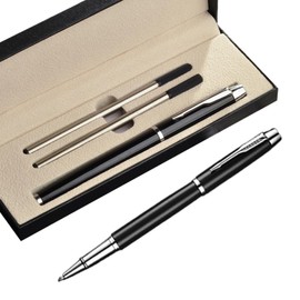 RICISUNG Ballpoint Pen, Oil-based, High Quality, Refill, Gift, Black Refill, Popular Ballpoint Pen, Graduation, Birthday, Work, Anniversary, School Entrance