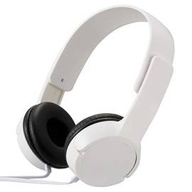 OHM Electric AudioComm Stereo Headphones H125 White HP-H125N-W 03-2280 OHM