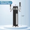 Beer Tower Cooler Insulator, Kegerator Tower Insulator Sleeve for 3”