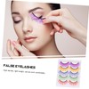 PACKOVE 5 Pairs Faux Eyelashes Lightweight Soft Makeup Lashes Extensions
