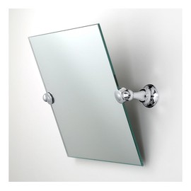 Brushed Nickel Victorian Mirror Pivots - Pair