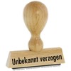Warehouse Stamp - Unknown Warped - Kaufhaus2010 Beech Wood Stamp