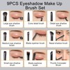 Eupneicu Eyeshadow Make-Up Brush [9 Pieces], Make Up Brush Set,
