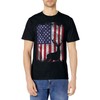 American Flag Deer Elk Hunting USA Patriotic Hunter Gift T-Shirt
