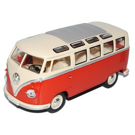 VW Volkswagen T1 Red White Samba Bully Bus 1950-1967 1/24 Model Carsonline Model Car
