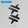 BBB Cycling BBS-16 TriStop Bike Brake Shoes, Compatible with V-Brake