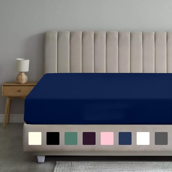 Rohi King Size Fitted Sheet 100% Microfibre – 16'' (40cm)