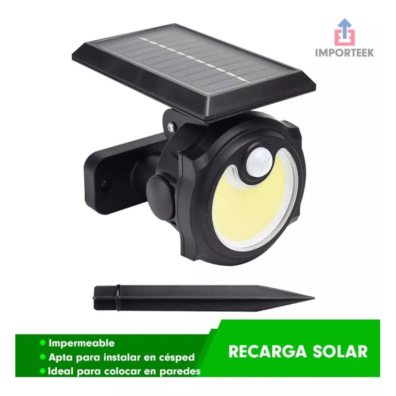 Importeek 3pz Lampara Luminario Solar Luces Led Jardin Estaca Exterior