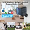 javiscam 4G No WiFi Security Camera, Cellular Security Camera, SIM