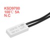 sourcing map Normally Closed Temperature Switch, 100℃ N.C 5A Thermal