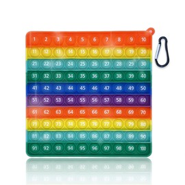 Zamety Pop It, Pop It Game, Autism Toy, Digital Education Development of Intelligence, Stress Relief Toy, Suitable for School Children, Students, Autism, Practice, Anxiety Relief Toy