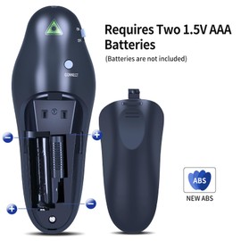 GOUYESHO Presentation Remote Clicker, Wireless Presenter for PowerPoint Presentation Remote, RF 2.4GHz USB for Computer/Laptop/Mac/Keynote